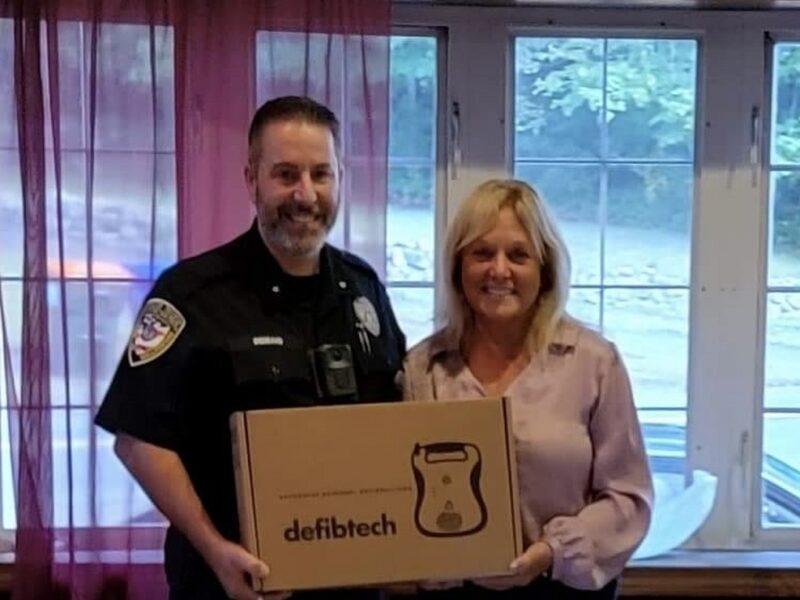 Another Automated External Defibrillator Donated To The WPD!